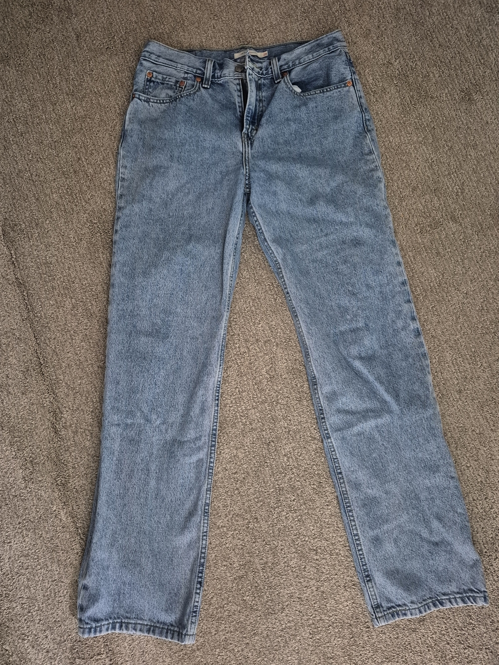 Levi Classic Light Wash Straight Leg Jeans